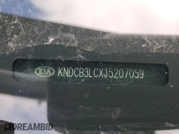 2018 Kia Niro LX with VIN KNDCB3LCXJ5207059, listed as a Copart auction lot 52720475 with 23,594 mi miles and Salvage Title. Bid and sale history available at carsss.com. Image 12.