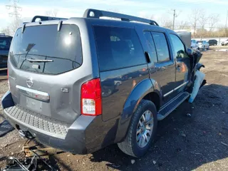 2012 Nissan Pathfinder SV with VIN 5N1AR1NB1CC614225, listed as a IAAI auction lot 41824343 with 1 mi miles. Bid and sale history available at carsss.com. Image 4.