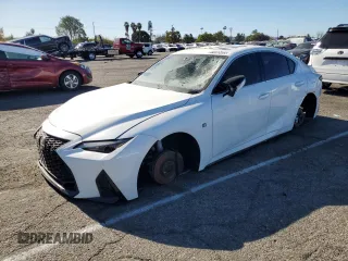 2023 Lexus IS with VIN JTHGZ1B24P5068872, listed as a Copart auction lot 87590405 with 8,485 mi miles and Clean Title. Bid and sale history available at carsss.com. Image 1.