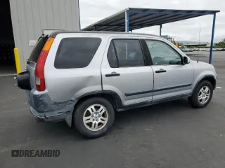 2002 Honda CR-V EX with VIN JHLRD78822C055049, listed as a Copart auction lot 54575515 with 123,664 mi miles and Salvage Title. Bid and sale history available at carsss.com. Image 3.