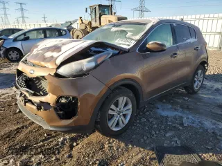 2018 Kia Sportage LX with VIN KNDPM3ACXJ7475015, listed as a Copart auction lot 87910845 with 139,946 mi miles and Salvage Title. Bid and sale history available at DreamBid. Image 1.