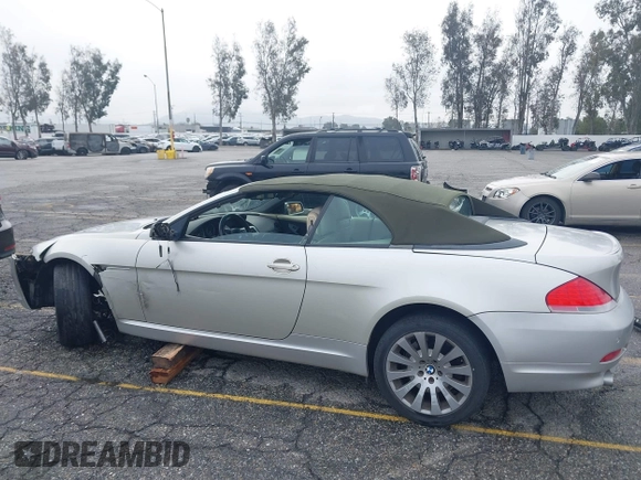 2005 BMW 6 Series 645Ci with VIN WBAEK73495B324371, listed as a IAAI auction lot 41496290 with 109,251 mi miles. Bid and sale history available at carsss.com. Image 14.