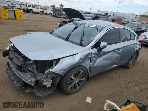 2015 Subaru Legacy 3.6R Limited with VIN 4S3BNEJ67F3023258, listed as a Copart auction lot 76957944 with 104,302 mi miles and Salvage Title. Bid and sale history available at carsss.com. Image 1.