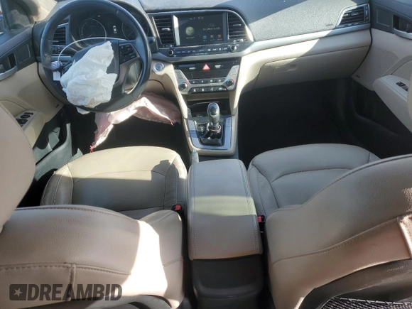 2017 Hyundai Elantra SE with VIN 5NPD84LF0HH086068, listed as a Copart auction lot 45936955 with 182,358 mi miles and Salvage Title. Bid and sale history available at DreamBid. Image 8.