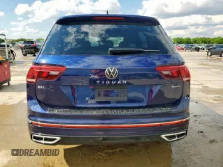 2024 Volkswagen Tiguan SEL R-Line с VIN 3VV4B7AX8RM058000, выставлен на аукционе Copart как лот 56500035 с пробегом 8 572 миль миль и Списание • Salvage title. История ставок и продаж доступна на DreamBid. Изображение 6.