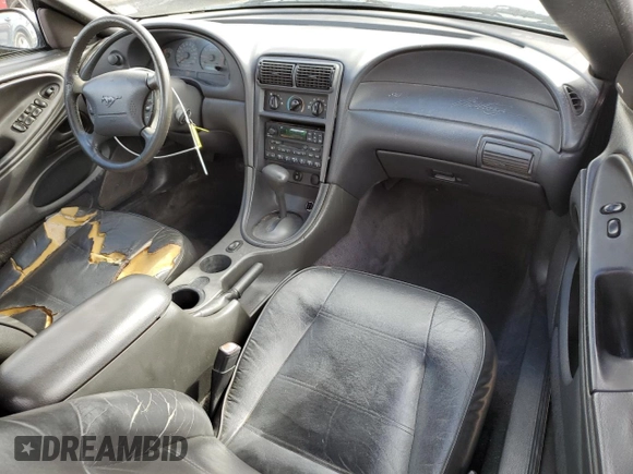 2001 Ford Mustang Deluxe with VIN 1FAFP44401F230975, listed as a Copart auction lot 45358645 with 189,402 mi miles and Salvage Title. Bid and sale history available at carsss.com. Image 8.