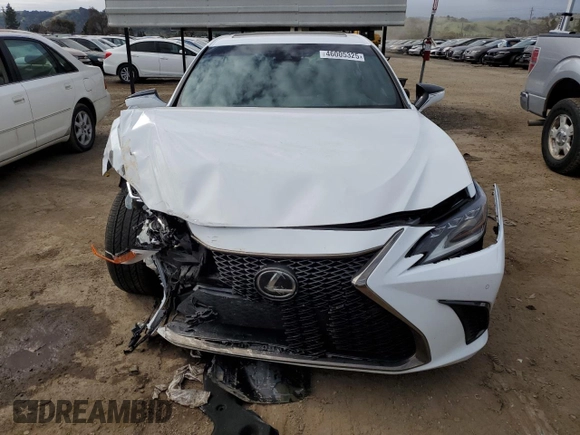 2019 Lexus ES with VIN 58ABZ1B17KU007408, listed as a Copart auction lot 46005325 with 50,084 mi miles and Salvage Title. Bid and sale history available at carsss.com. Image 5.