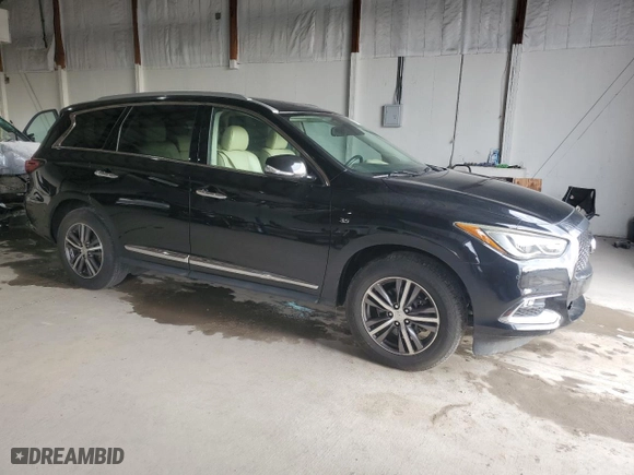 2019 Infiniti QX60 PURE with VIN 5N1DL0MN5KC517063, listed as a Copart auction lot 45918545 with NaN miles and Non Repairable. Bid and sale history available at carsss.com. Image 4.