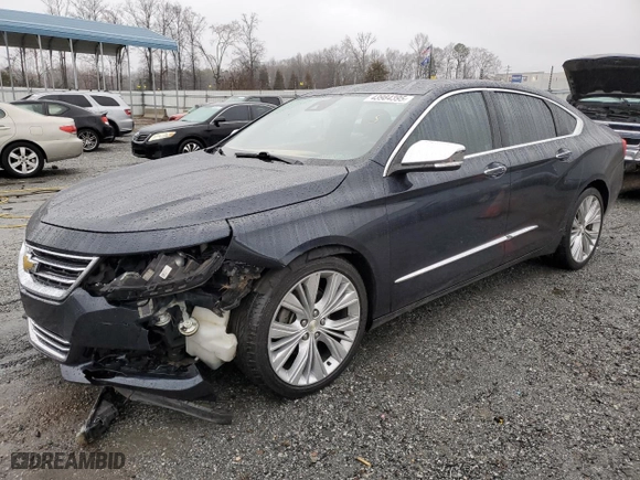 2014 Chevrolet Impala LTZ with VIN 2G1155S38E9142080, listed as a Copart auction lot 43984395 with 169,181 mi miles and Salvage Title. Bid and sale history available at carsss.com. Image 1.