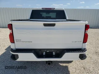 2022 Chevrolet Silverado 1500 Custom with VIN 1GCPWBEK7NZ140147, listed as a Copart auction lot 54241265 with 91,465 mi miles and Clean Title. Bid and sale history available at DreamBid. Image 6.