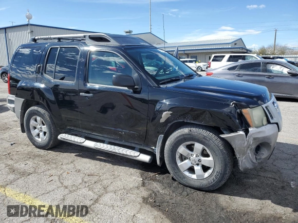 2010 Nissan Xterra S with VIN 5N1AN0NU0AC515755, listed as a Copart auction lot 48242305 with 183,313 mi miles and Salvage title. Bid and sale history available at DreamBid. Image 4.
