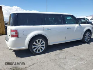 2015 Ford Flex SEL with VIN 2FMGK5C84FBA11206, listed as a Copart auction lot 51300035 with 155,493 mi miles and Salvage Title. Bid and sale history available at carsss.com. Image 3.