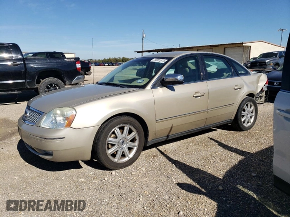 2005 Ford Five Hundred Limited with VIN 1FAFP25145G117782, listed as a Copart auction lot 79907674 with 182,494 mi miles and Salvage Title. Bid and sale history available at carsss.com. Image 1.