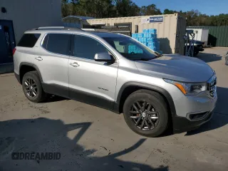 2017 GMC Acadia SLT with VIN 1GKKNMLAXHZ196823, listed as a Copart auction lot 75655254 with 57,257 mi miles and Salvage Title. Bid and sale history available at carsss.com. Image 4.