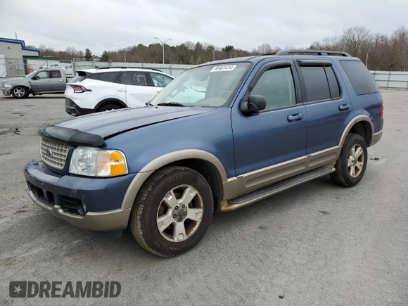 2003 Ford Explorer Eddie Bauer with VIN 1FMZU74K53ZB20582, listed as a Copart auction lot 85461414 with 111,416 mi miles and Non repairable. Bid and sale history available at DreamBid. Image 1.