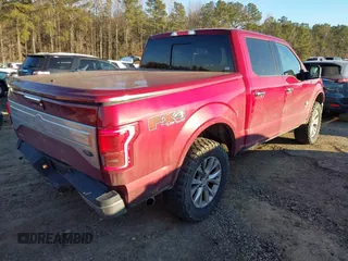 2016 Ford F-150 XLT with VIN 1FTEW1EG5GFB63279, listed as a IAAI auction lot 41329792 with 102,636 mi miles. Bid and sale history available at carsss.com. Image 4.