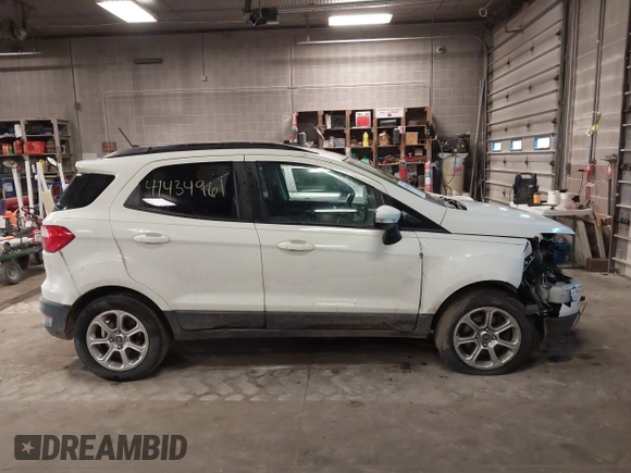 2019 Ford EcoSport SE with VIN MAJ3S2GE5KC290943, listed as a IAAI auction lot 41434961 with 168,376 mi miles and . Bid and sale history available at DreamBid. Image 14.