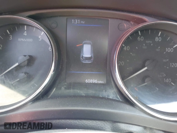 2018 Nissan Rogue SV with VIN 5N1AT2MT2JC826940, listed as a IAAI auction lot 41980458 with 60,896 mi miles. Bid and sale history available at carsss.com. Image 7.