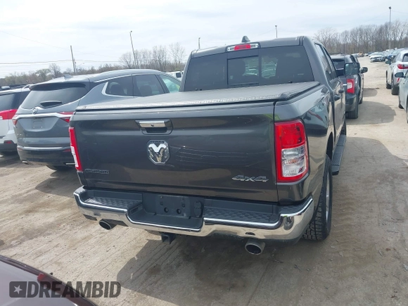 2019 Ram 1500 Big Horn/Lone Star with VIN 1C6SRFFT7KN876256, listed as a IAAI auction lot 41972852 with 41,781 mi miles. Bid and sale history available at carsss.com. Image 17.