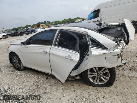 2013 Hyundai Sonata Limited z VIN 5NPEC4AC0DH689589, wystawiony jako Copart lot #59900595 z przebiegiem 113 269 mil mil oraz Szkoda całkowita • Salvage title. Historia ofert i sprzedaży dostępna na DreamBid. Obrazek 2.