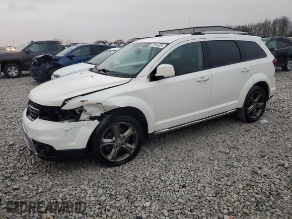 2016 Dodge Journey Crossroad z VIN 3C4PDCGG7GT220580, wystawiony jako Copart lot #77991324 z przebiegiem 156 202 mil mil oraz Czysty tytuł • Clean title. Historia ofert i sprzedaży dostępna na DreamBid. Obrazek 1.