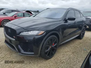 2020 Jaguar F-Pace SVR with VIN SADCZ2EE5LA660248, listed as a Copart auction lot 74197214 with 37,381 mi miles and Non Repairable. Bid and sale history available at DreamBid. Image 1.