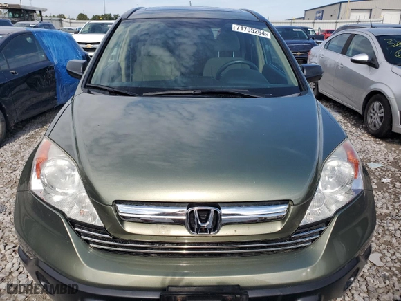 2009 Honda CR-V EX with VIN 5J6RE48579L050027, listed as a Copart auction lot 71705264 with 161,703 mi miles and Salvage Title. Bid and sale history available at carsss.com. Image 5.