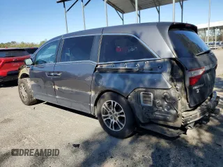 2012 Honda Odyssey EX-L with VIN 5FNRL5H62CB015738, listed as a Copart auction lot 47268455 with 150,924 mi miles and Salvage Title. Bid and sale history available at DreamBid. Image 2.