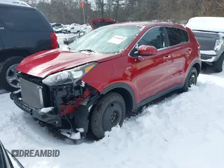 2018 Kia Sportage LX with VIN KNDPMCAC4J7311436, listed as a IAAI auction lot 41536094 with 109,213 mi miles. Bid and sale history available at carsss.com. Image 18.
