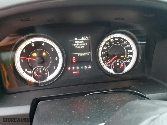 2014 Ram 1500 Express with VIN 1C6RR7KT8ES466100, listed as a Copart auction lot 83983234 with 149,932 mi miles and Salvage Title. Bid and sale history available at carsss.com. Image 9.