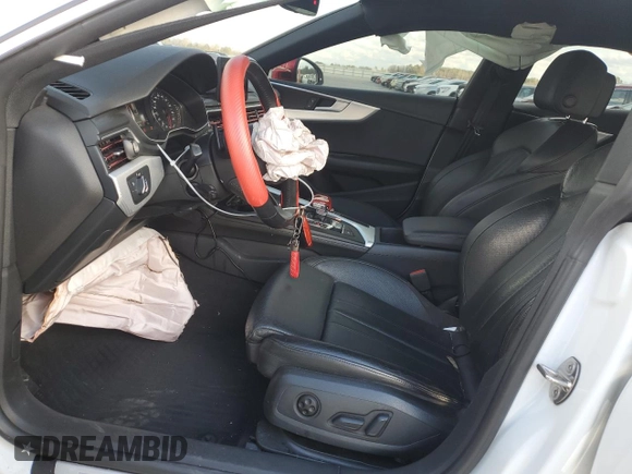 2018 Audi A5 Sportback Premium Plus with VIN WAUENCF55JA019311, listed as a Copart auction lot 39348524 with 59,869 mi miles. Bid and sale history available at carsss.com. Image 7.