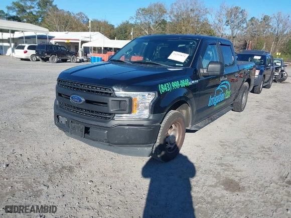 2018 Ford F-150 XL with VIN 1FTEW1CP0JFB02822, listed as a IAAI auction lot 41259871 with 125,954 mi miles. Bid and sale history available at carsss.com. Image 2.