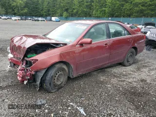 2004 Toyota Camry LE z VIN JTDBE32KX40273821, wystawiony jako Copart lot #58938275 z przebiegiem 153 096 mil mil oraz Szkoda całkowita • Salvage title. Historia ofert i sprzedaży dostępna na DreamBid. Obrazek 1.