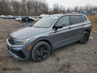 2023 Volkswagen Tiguan SE R-Line Black with VIN 3VV8B7AX4PM072166, listed as a Copart auction lot 86540234 with 21,411 mi miles and Salvage Title. Bid and sale history available at carsss.com. Image 1.