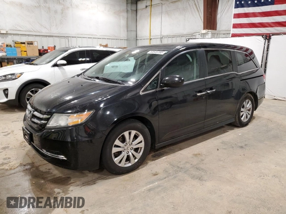 2015 Honda Odyssey EX-L with VIN 5FNRL5H69FB098699, listed as a Copart auction lot 53849785 with 134,800 mi miles and Clean Title. Bid and sale history available at DreamBid. Image 1.