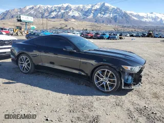 2015 Ford Mustang GT with VIN 1FA6P8CF1F5371495, listed as a Copart auction lot 48202745 with 49,440 mi miles and Salvage Title. Bid and sale history available at carsss.com. Image 4.