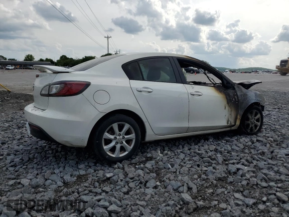 2010 Mazda 3 i Sport with VIN JM1BL1SF6A1102857, listed as a Copart auction lot 54330195 with Not Provided miles and Salvage Title. Bid and sale history available at DreamBid. Image 3.