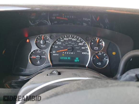 2017 Chevrolet Express Cargo with VIN 1GCWGAFG1H1107676, listed as a Copart auction lot 73634334 with 107,314 mi miles and Salvage title. Bid and sale history available at DreamBid. Image 9.