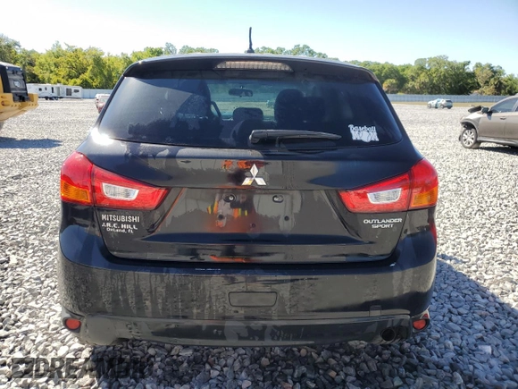 2015 Mitsubishi Outlander Sport ES with VIN 4A4AP3AU9FE023459, listed as a Copart auction lot 50146895 with 113,025 mi miles and Salvage Title. Bid and sale history available at carsss.com. Image 6.