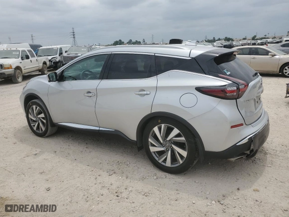 2020 Nissan Murano SL with VIN 5N1AZ2CJ2LN126163, listed as a Copart auction lot 53400585 with 58,449 mi miles and Salvage Title. Bid and sale history available at carsss.com. Image 2.