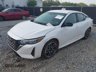 2025 Nissan Sentra SR with VIN 3N1AB8DV7SY297847, listed as a IAAI auction lot 42087240 with 5,127 mi miles and . Bid and sale history available at DreamBid. Image 2.