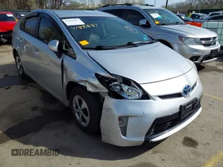2012 Toyota Prius One with VIN JTDKN3DU2C0334107, listed as a IAAI auction lot 41891637 with 173,469 mi miles. Bid and sale history available at carsss.com. Image 6.