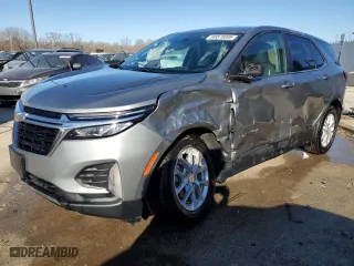 2023 Chevrolet Equinox LT with VIN 3GNAXKEG6PS205091, listed as a Copart auction lot 88878895 with NaN miles and Salvage Title. Bid and sale history available at carsss.com. Image 1.