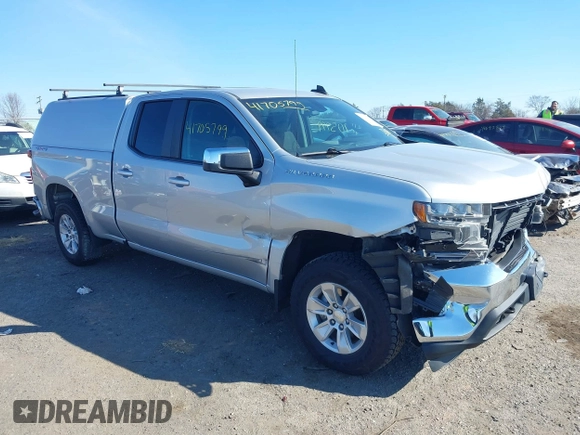 2020 Chevrolet Silverado 1500 LT with VIN 1GCRYDEK6LZ320831, listed as a IAAI auction lot 41705799 with 66,149 mi miles. Bid and sale history available at carsss.com. Image 1.