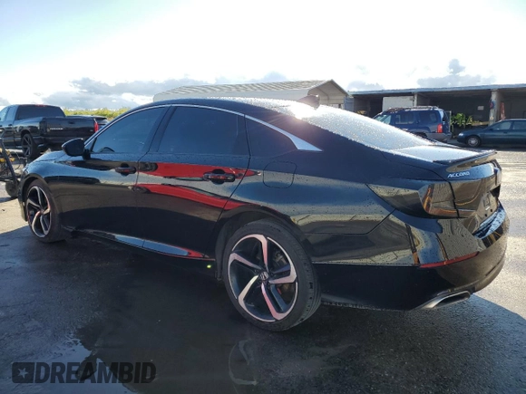 2019 Honda Accord Sport with VIN 1HGCV1F38KA090759, listed as a Copart auction lot 49012565 with 77,978 mi miles and Salvage Title. Bid and sale history available at DreamBid. Image 2.