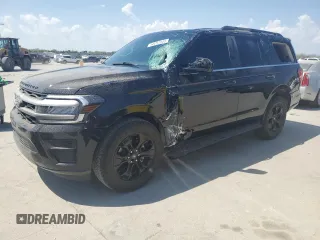 2024 Ford Expedition XLT с VIN 1FMJU1H88REA96240, выставлен на аукционе Copart как лот 50291545 с пробегом 3 217 миль миль и Списание • Salvage title. История ставок и продаж доступна на DreamBid. Изображение 1.