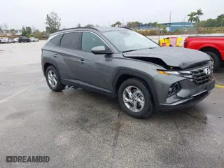 2023 Hyundai Tucson SEL with VIN 5NMJB3AE9PH216238, listed as a IAAI auction lot 41377145 with 53,775 mi miles. Bid and sale history available at carsss.com. Image 1.