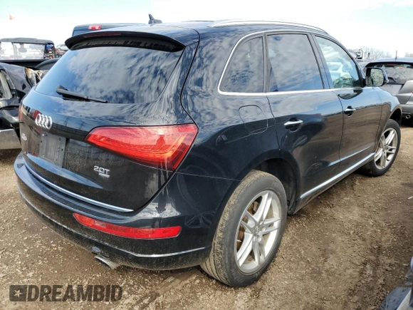 2015 Audi Q5 Premium Plus with VIN WA1LFAFP5FA021459, listed as a Copart auction lot 51131075 with 139,230 mi miles and Salvage title. Bid and sale history available at DreamBid. Image 3.