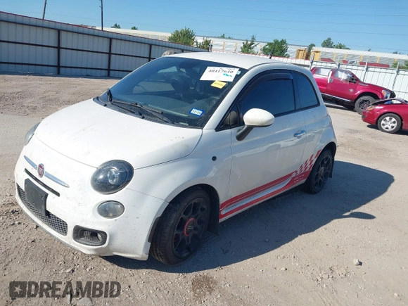 2015 FIAT 500 Sport with VIN 3C3CFFBR3FT696265, listed as a IAAI auction lot 40417640 with 118,412 mi miles and . Bid and sale history available at DreamBid. Image 17.