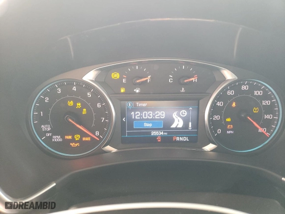2024 Chevrolet Equinox LT with VIN 3GNAXUEG4RL229611, listed as a Copart auction lot 50217095 with 25,534 mi miles and Non Repairable. Bid and sale history available at carsss.com. Image 9.